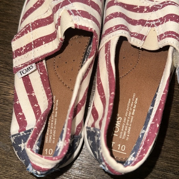 🇺🇸 American Flag Toms Toddler Shoes 🇺🇸 size 10 - Picture 4 of 4